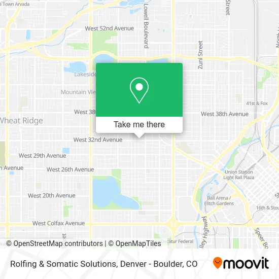 Rolfing & Somatic Solutions map