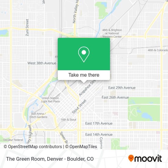 Mapa de The Green Room