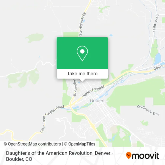 Daughter's of the American Revolution map