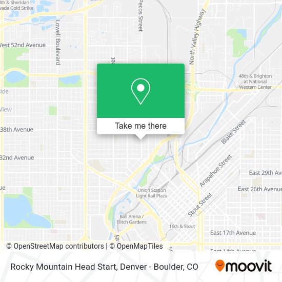 Rocky Mountain Head Start map