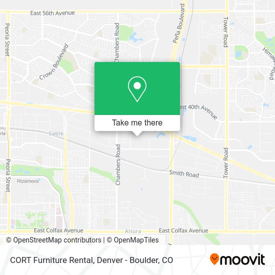 CORT Furniture Rental map