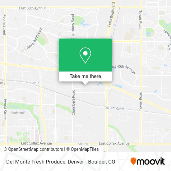 Del Monte Fresh Produce map