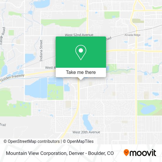 Mountain View Corporation map