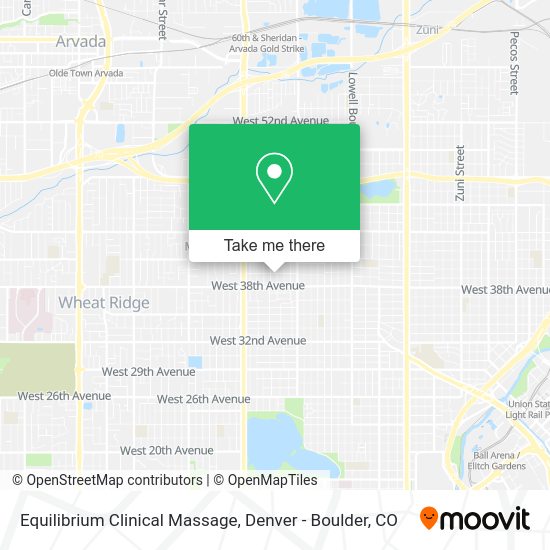 Mapa de Equilibrium Clinical Massage