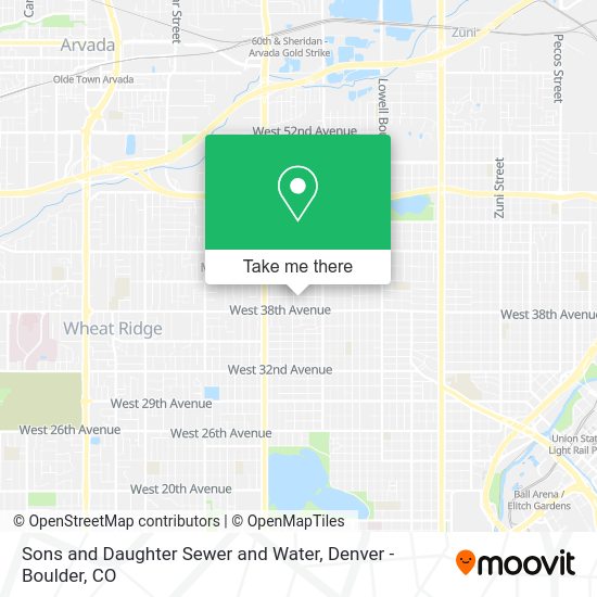 Sons and Daughter Sewer and Water map