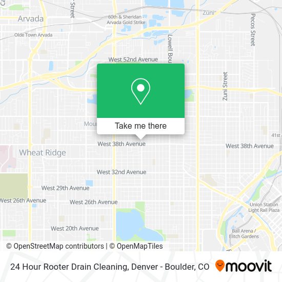 Mapa de 24 Hour Rooter Drain Cleaning