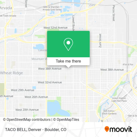 TACO BELL map