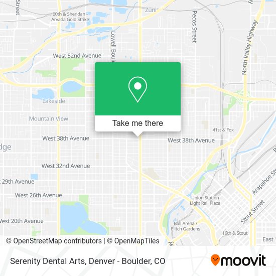 Mapa de Serenity Dental Arts