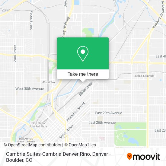 Mapa de Cambria Suites-Cambria Denver Rino