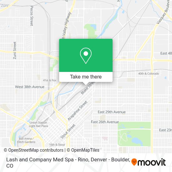 Mapa de Lash and Company Med Spa - Rino