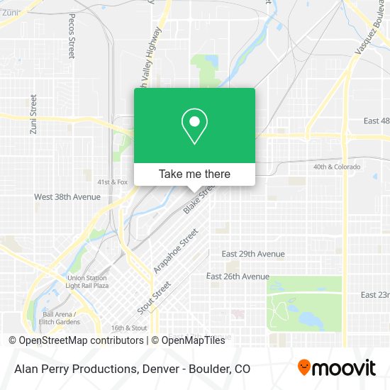 Alan Perry Productions map