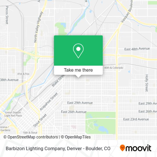 Mapa de Barbizon Lighting Company