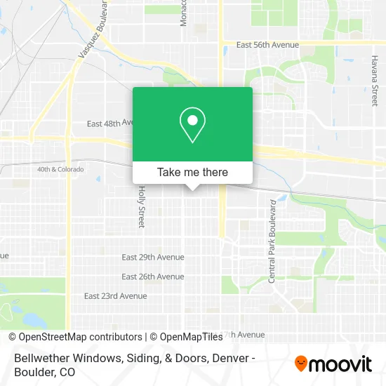 Bellwether Windows, Siding, & Doors map