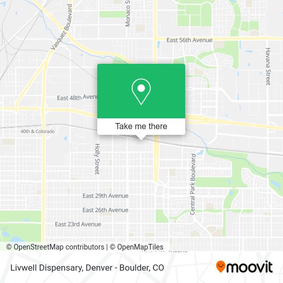 Mapa de Livwell Dispensary