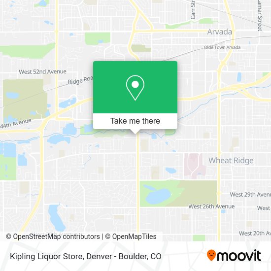 Mapa de Kipling Liquor Store