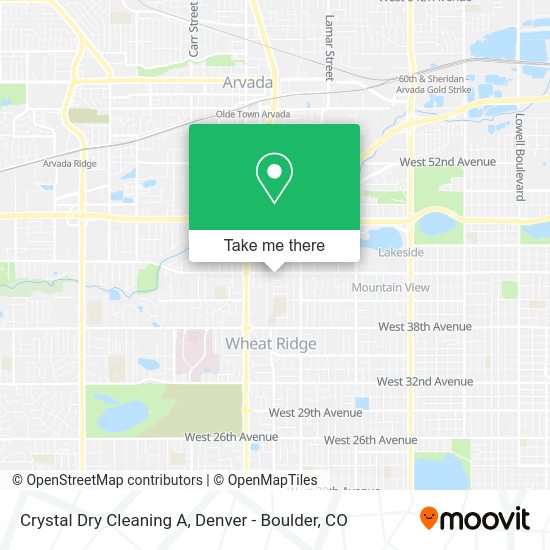 Mapa de Crystal Dry Cleaning A