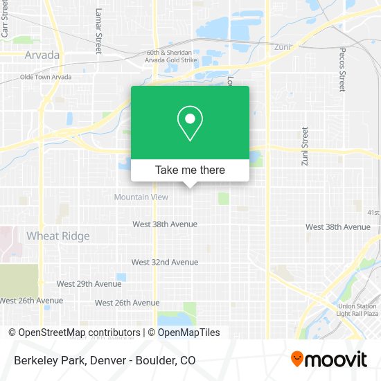 Berkeley Park map