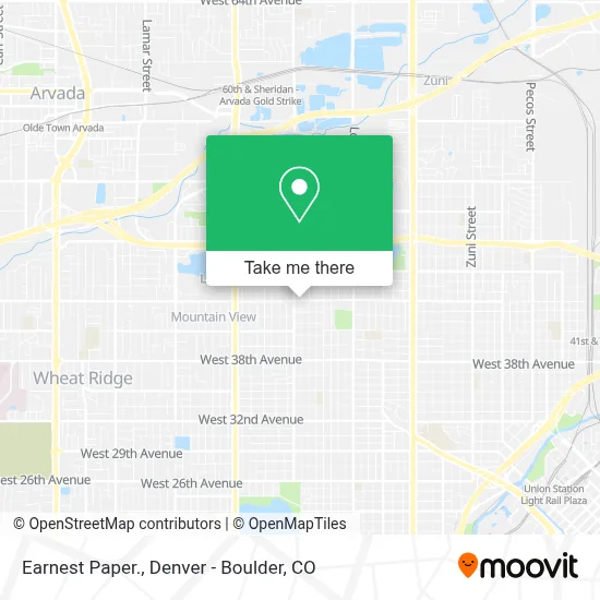 Earnest Paper. map
