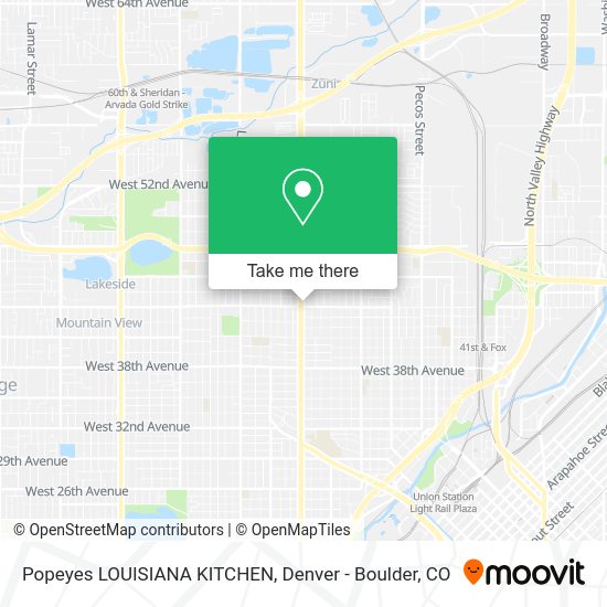 Popeyes LOUISIANA KITCHEN map