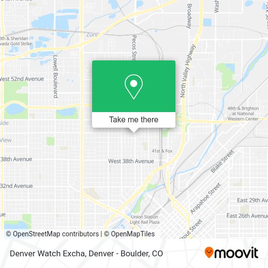 Denver Watch Excha map