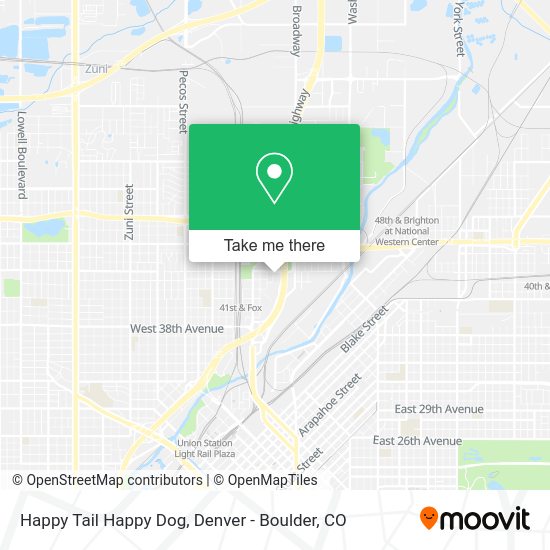 Mapa de Happy Tail Happy Dog
