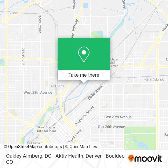 Oakley Almberg, DC - Aktiv Health map