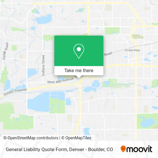 General Liability Quote Form map