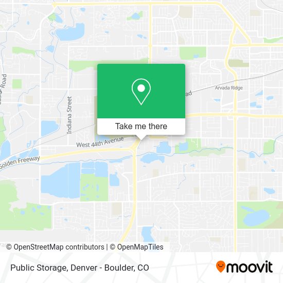 Public Storage map