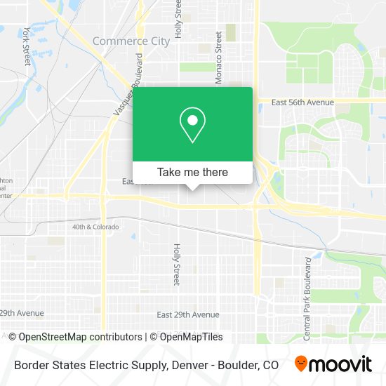 Border States Electric Supply map
