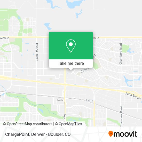 Mapa de ChargePoint