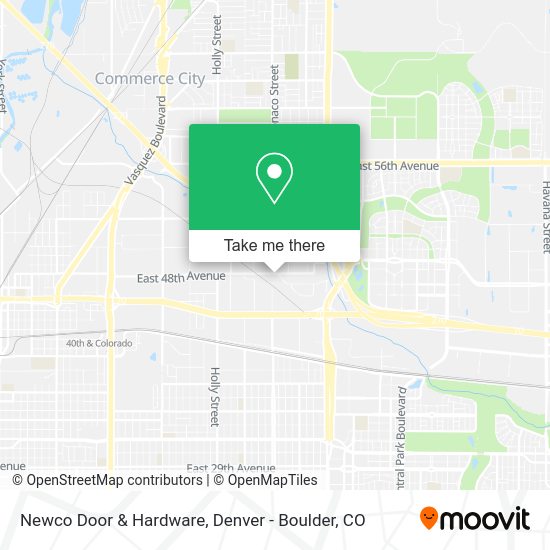 Newco Door & Hardware map