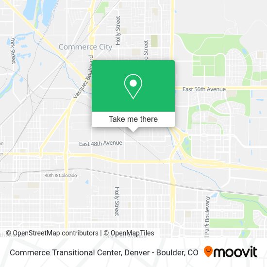 Mapa de Commerce Transitional Center