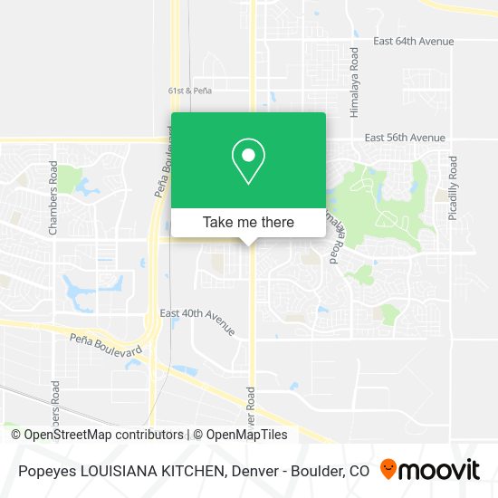 Mapa de Popeyes LOUISIANA KITCHEN