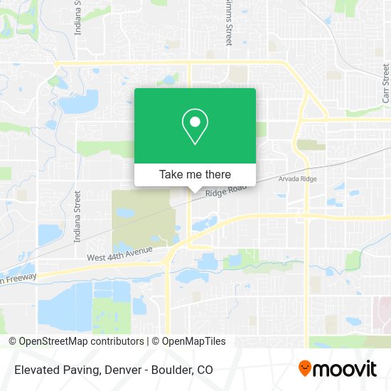 Elevated Paving map