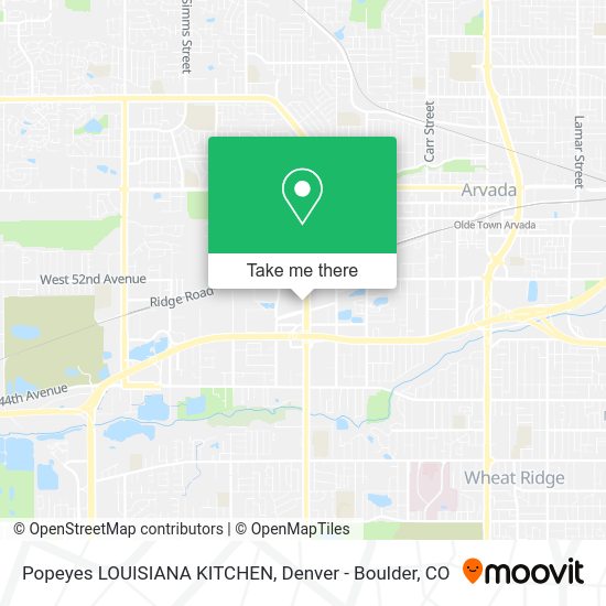 Popeyes LOUISIANA KITCHEN map
