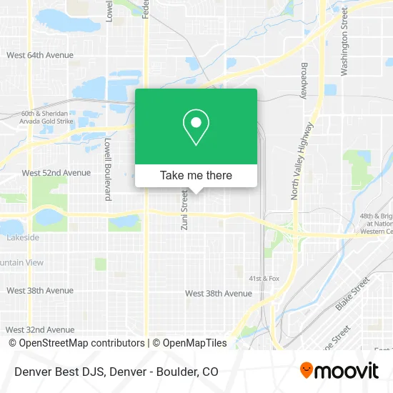 Denver Best DJS map