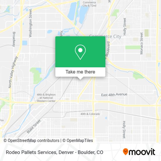 Mapa de Rodeo Pallets Services