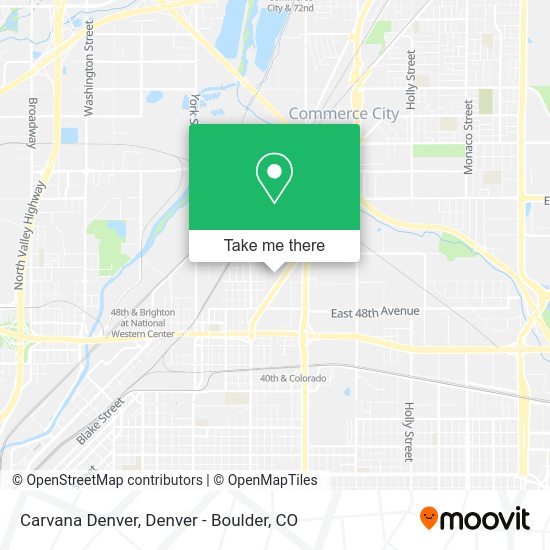 Mapa de Carvana Denver