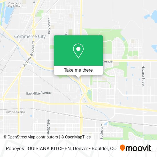 Popeyes LOUISIANA KITCHEN map