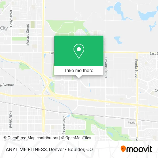 ANYTIME FITNESS map