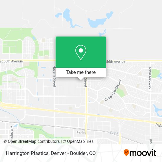 Harrington Plastics map
