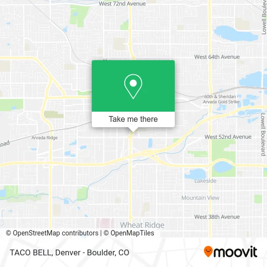 Mapa de TACO BELL