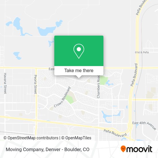 Moving Company map