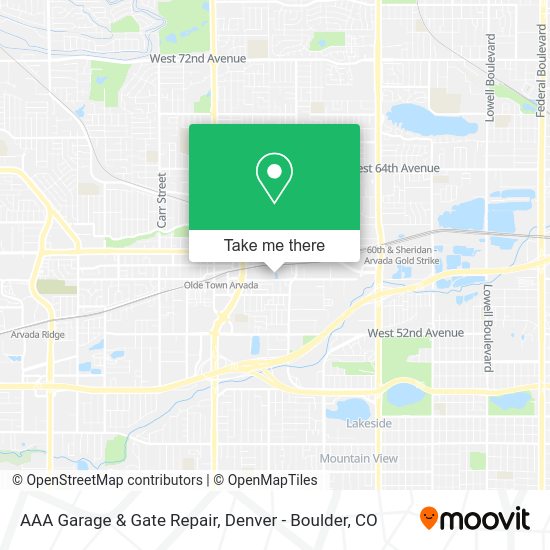 AAA Garage & Gate Repair map