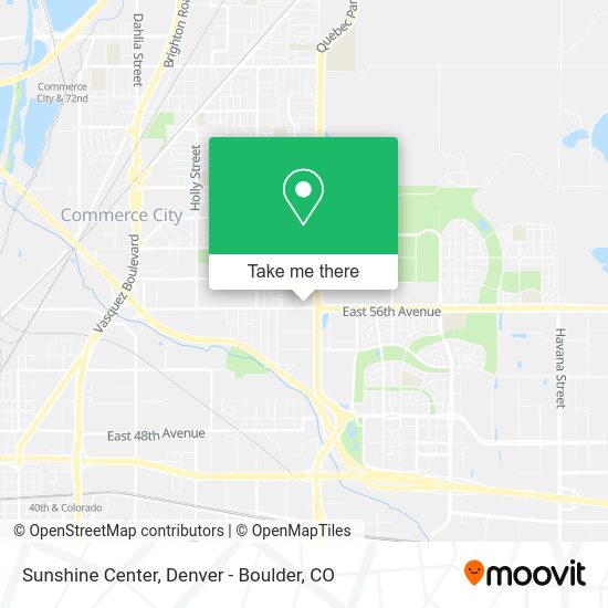 Sunshine Center map