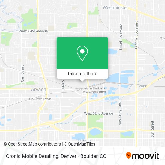 Mapa de Cronic Mobile Detailing
