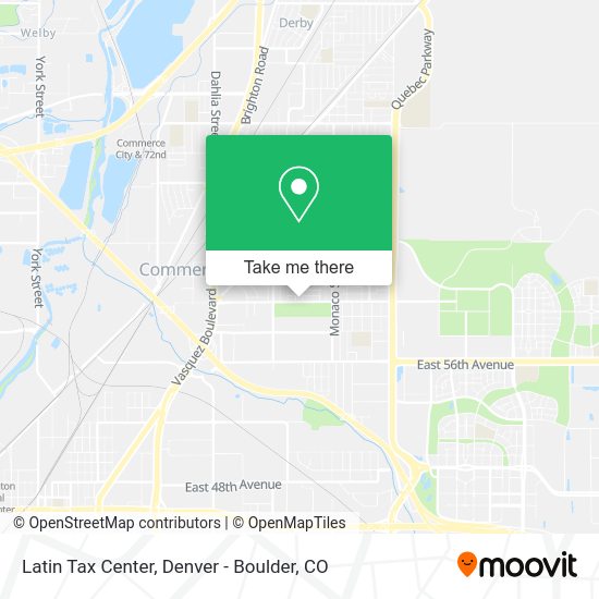 Latin Tax Center map