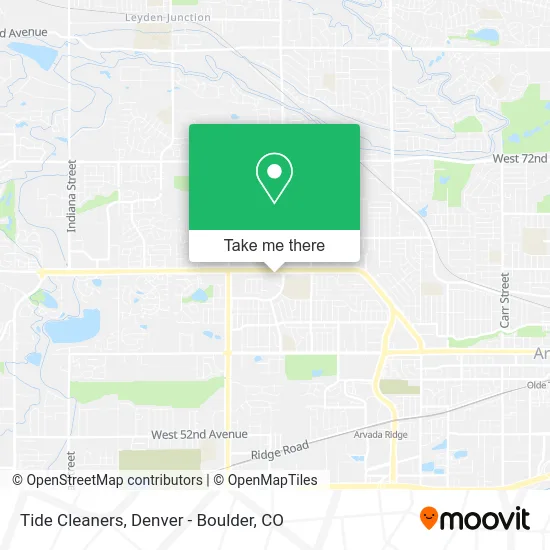 Tide Cleaners map