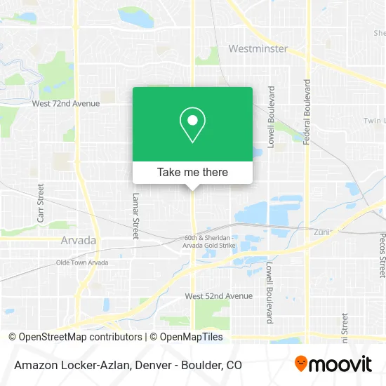 Mapa de Amazon Locker-Azlan