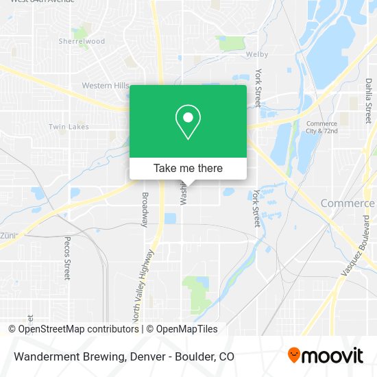 Mapa de Wanderment Brewing